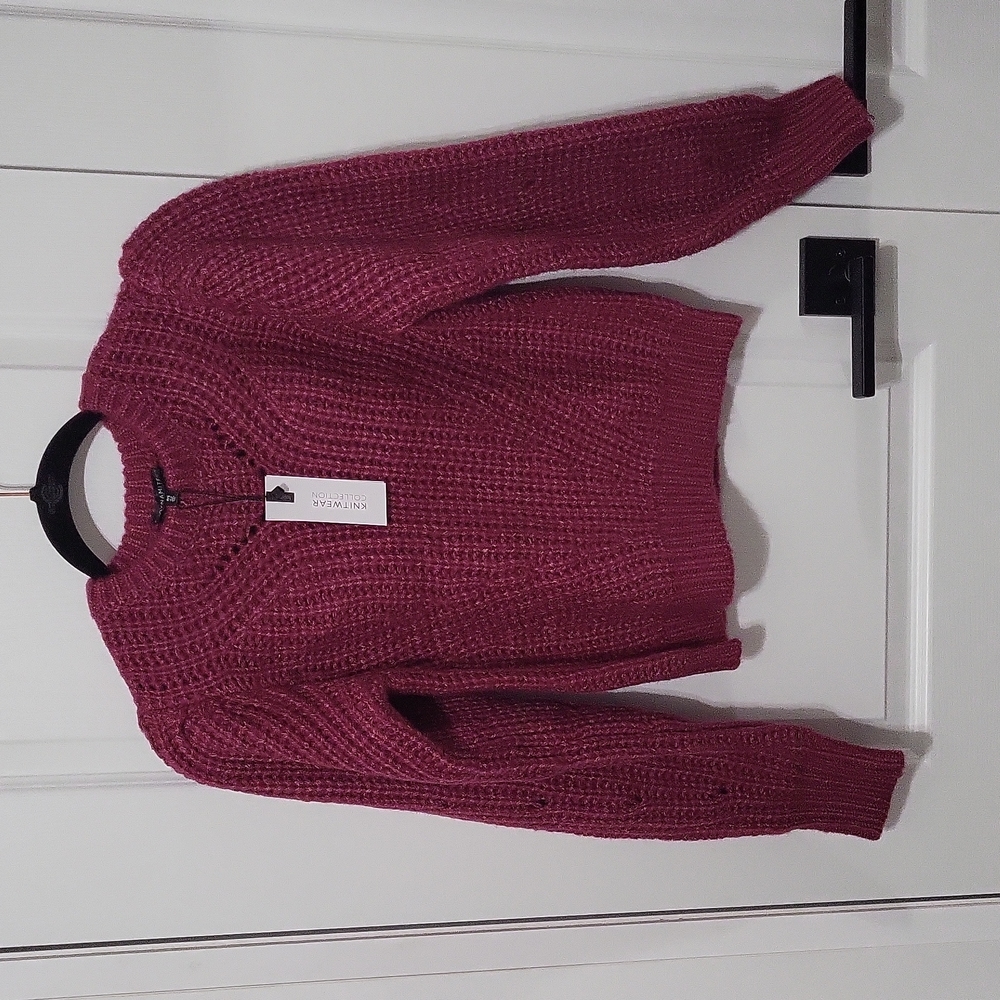 Stunning Puff Sleeve Knit Sweater